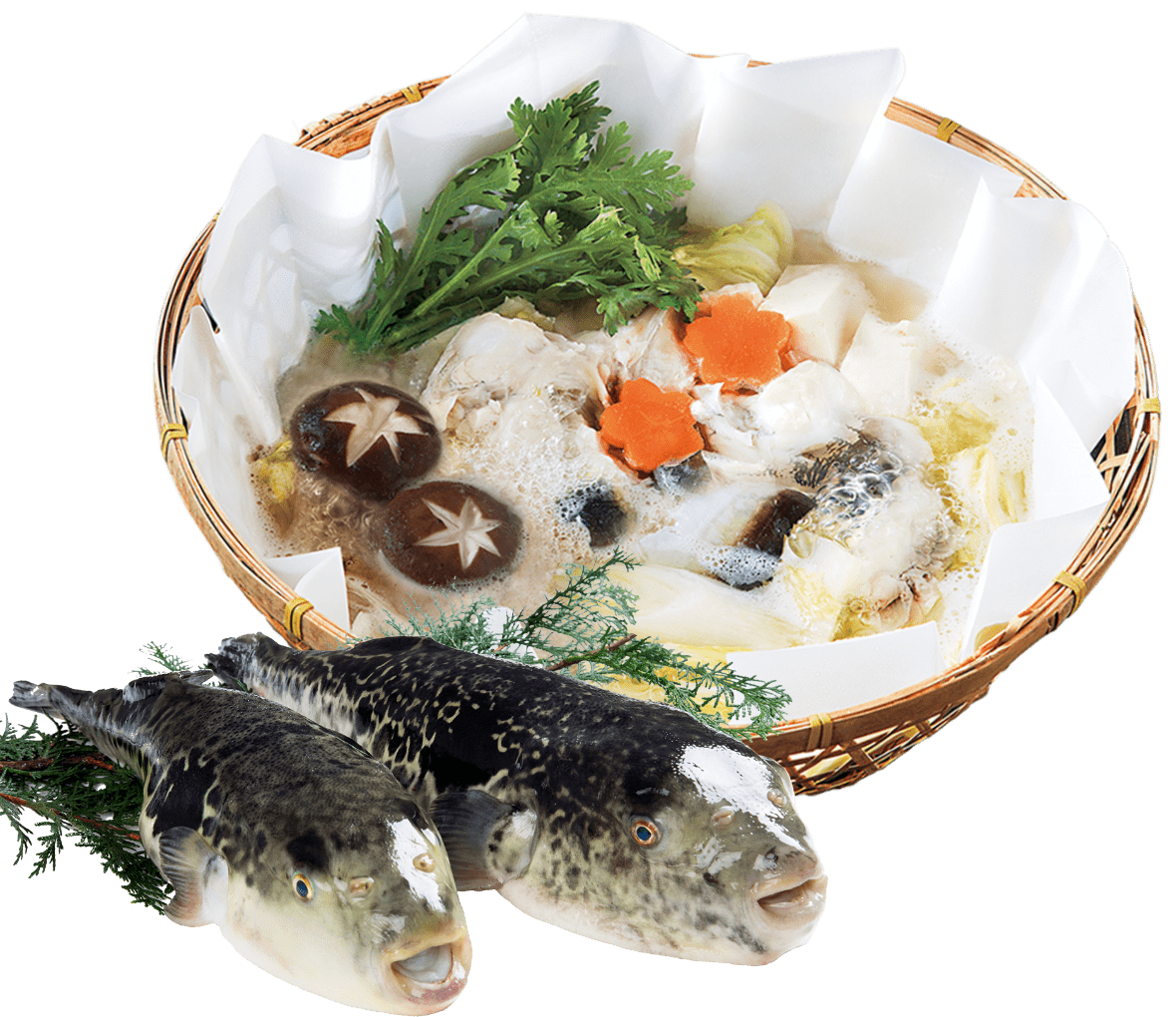 食欲そそる冬のてっちり(ふぐちり鍋)