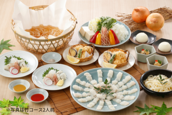 玄品の鱧(はも・ハモ)竹コース