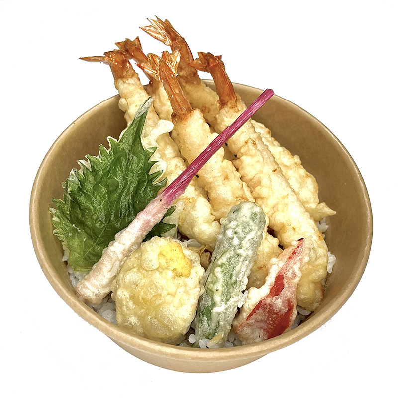 自家製タレの豪快えび天丼