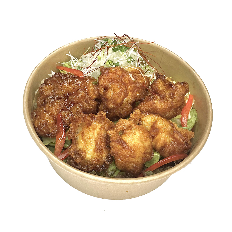 自家製タレのとらふぐ唐揚げ丼