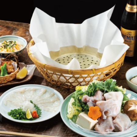 【店舗限定】別格コース<br>飲み放題付き5,500円<span>2名様以上の<br>お得なコース</span><ul><li></li><li></li><li>店舗限定</li></ul>