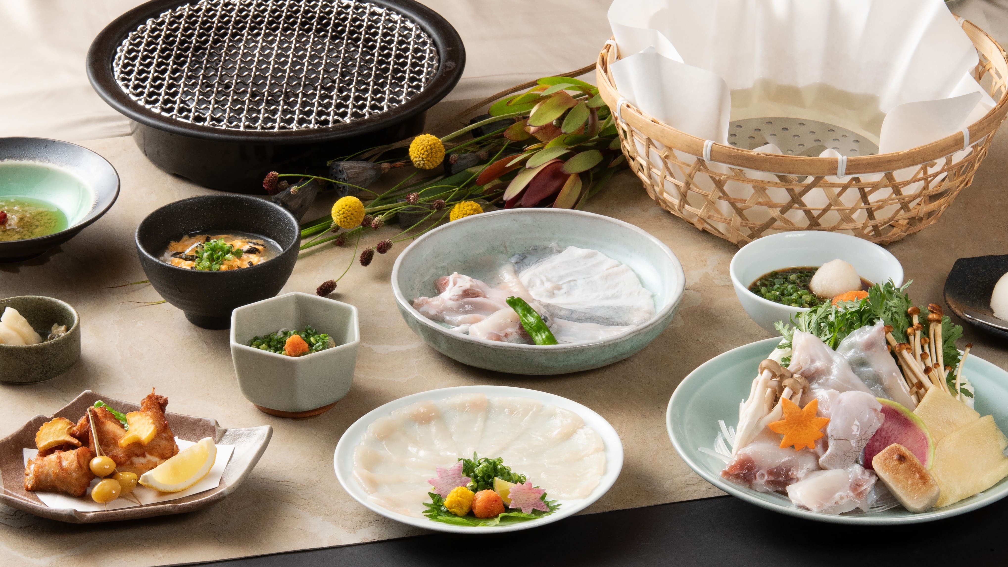 瑞穂｜とらふぐ料理「玄品」の秋コース秋津膳