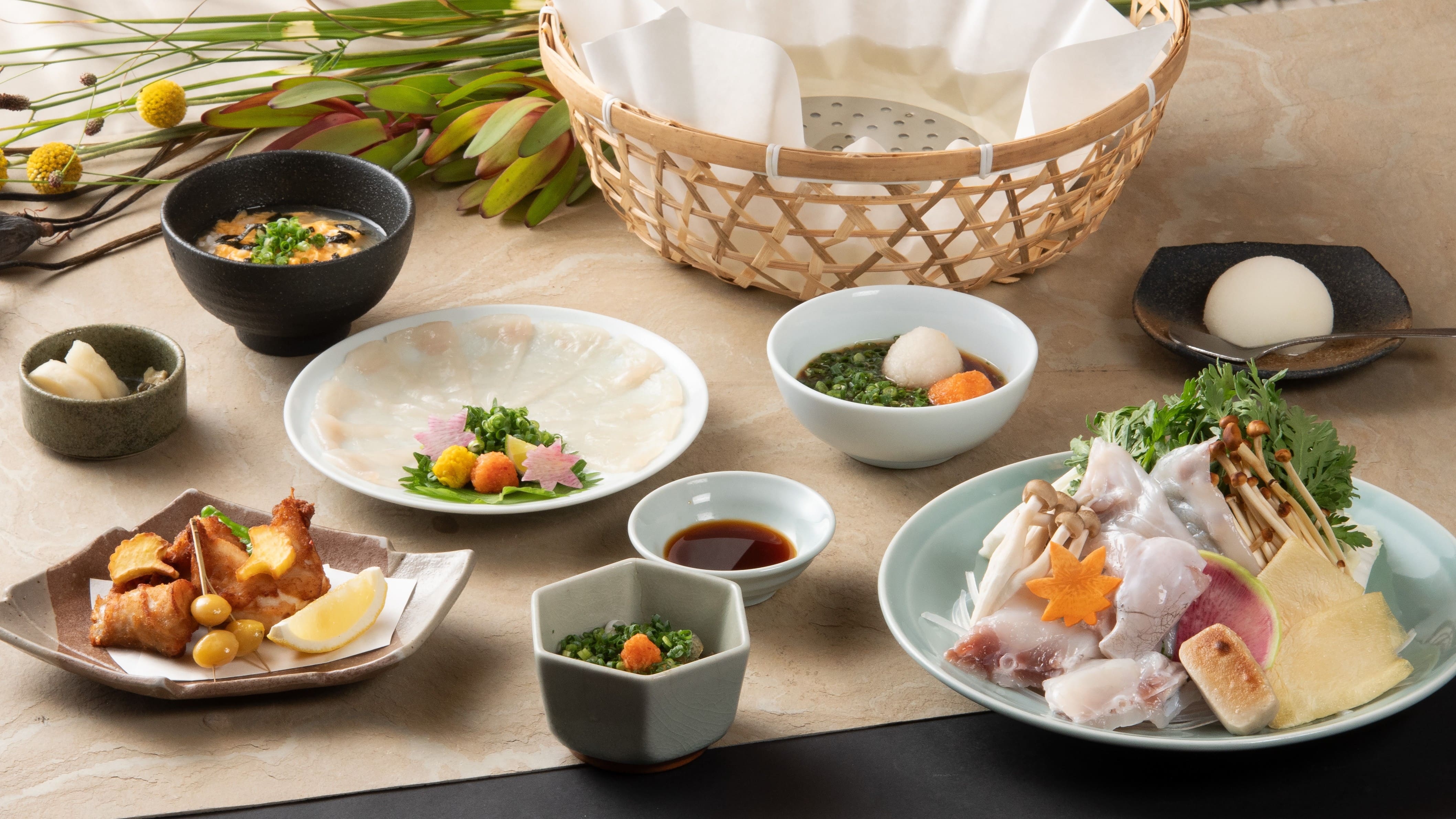 中津｜とらふぐ料理「玄品」の秋コース秋津膳